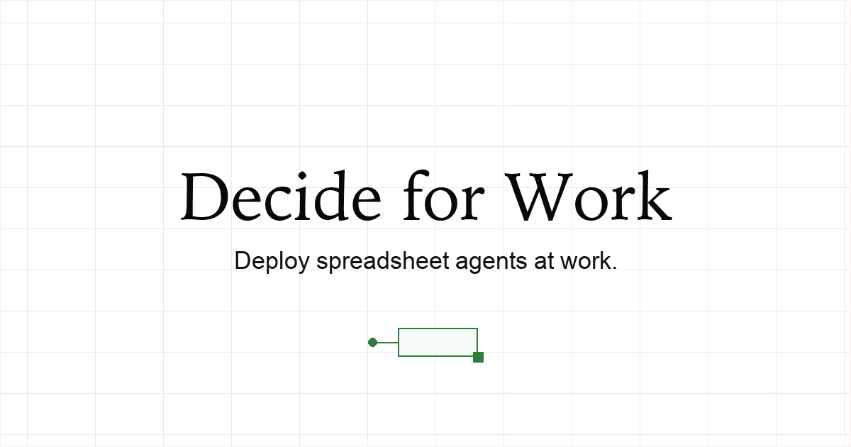 Introducing Decide for Work
