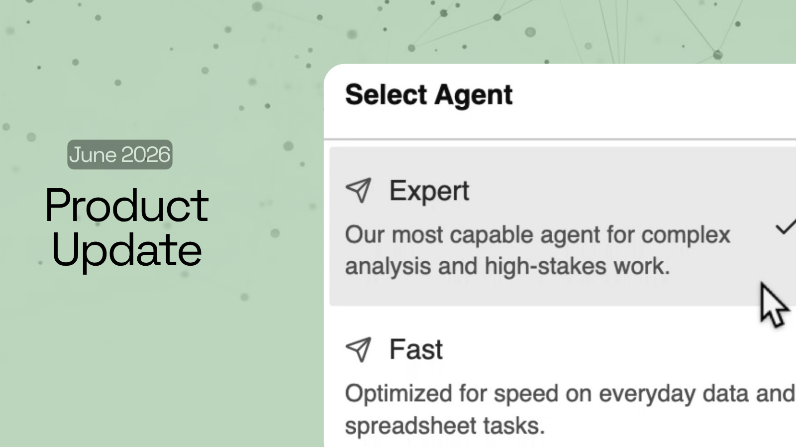 What’s New in Decide: Expert Agent, Credits, Task Summary, and Profile