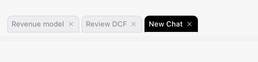 Multi-tab work preview